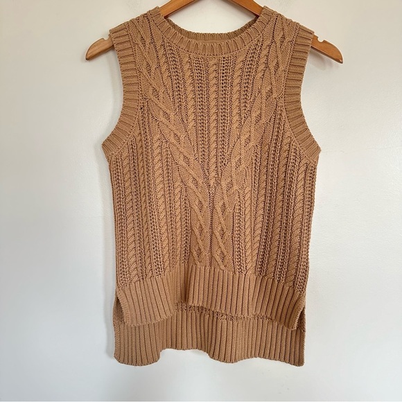 Rachel Zoe Cable Knit Patterned Sweater Vest Size XS - Picture 2 of 10